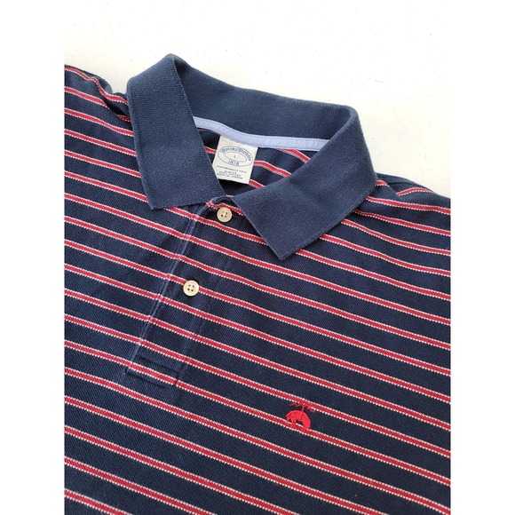 Brooks Brothers 1818 Performance Polo Slim Fit Shirt Mens‎ L Golf - Picture 1 of 5